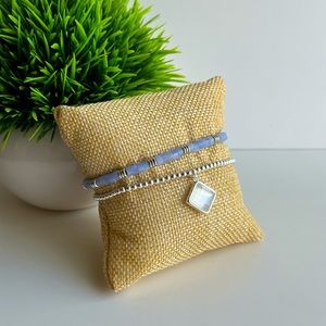 Sterling Silver Mother of Pearl Bracelet